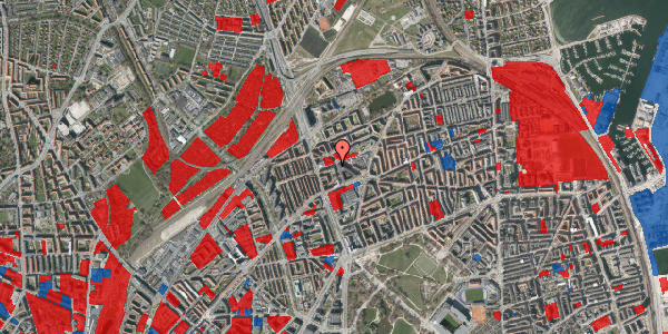 Jordforureningskort på Omøgade 8, 2. 13, 2100 København Ø