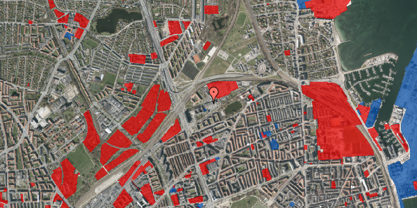 Jordforureningskort på Borgervænget 7D, 3. , 2100 København Ø