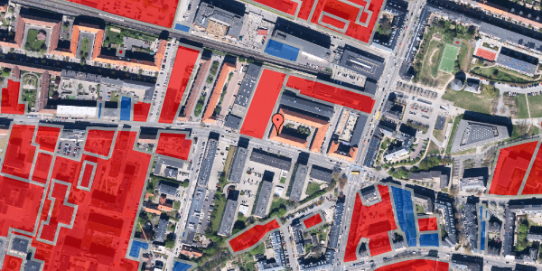 Jordforureningskort på Finsensvej 10A, 2000 Frederiksberg