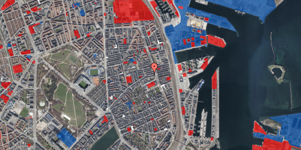 Jordforureningskort på Nordre Frihavnsgade 77, 2100 København Ø