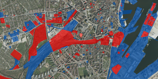 Jordforureningskort på Sonnesgade 1, 8000 Aarhus C