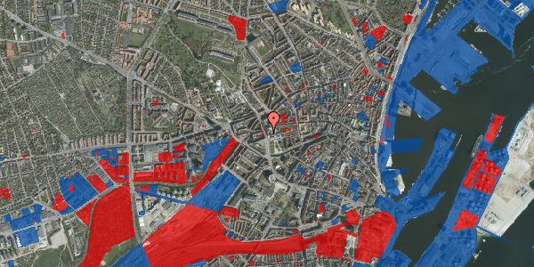 Jordforureningskort på Vester Allé 20, 8000 Aarhus C