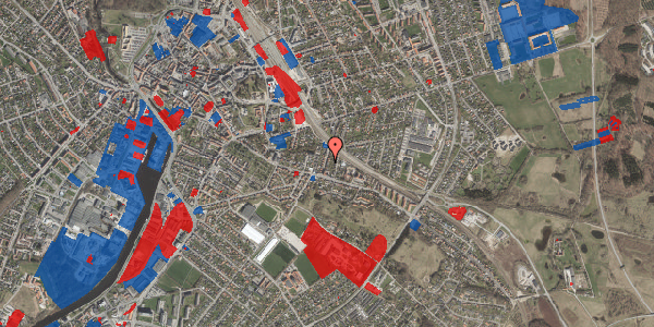 Jordforureningskort på Thorsvej 14, 4700 Næstved