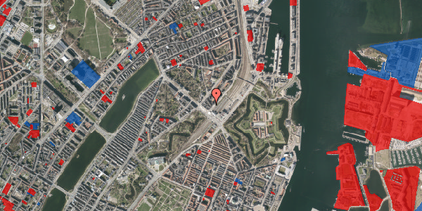 Jordforureningskort på Bergensgade 1, 2100 København Ø