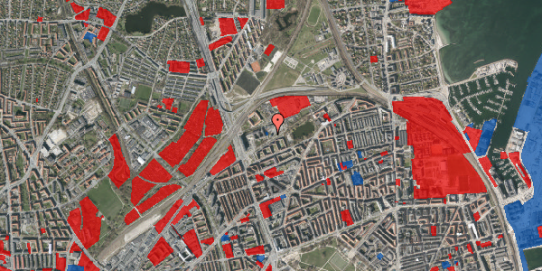 Jordforureningskort på Borgervænget 5A, 3. 4, 2100 København Ø