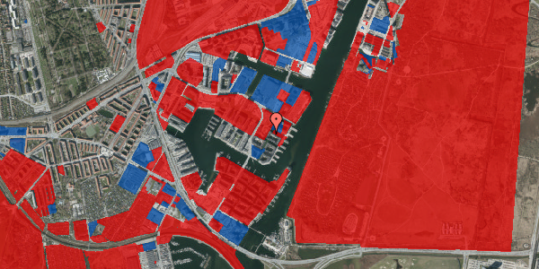 Jordforureningskort på Teglholmens Østkaj 49, 1. th, 2450 København SV