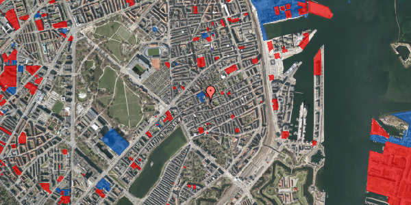 Jordforureningskort på Rosenvængets Allé 28, 2100 København Ø