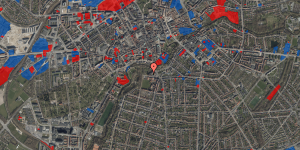 Jordforureningskort på Munke Mose Allé 1E, 2. 3, 5000 Odense C