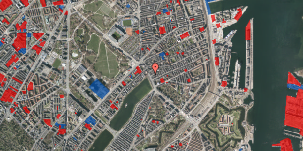 Jordforureningskort på Østerbrogade 56A, 2100 København Ø