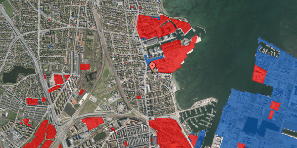 Jordforureningskort på Scherfigsvej 1, 2100 København Ø