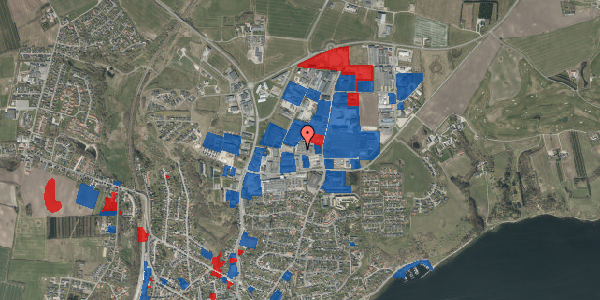 Jordforureningskort på Lucernevej 1, 9500 Hobro