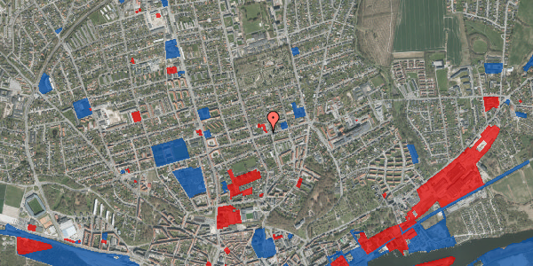 Jordforureningskort på Nørre Boulevard 28, 8900 Randers C