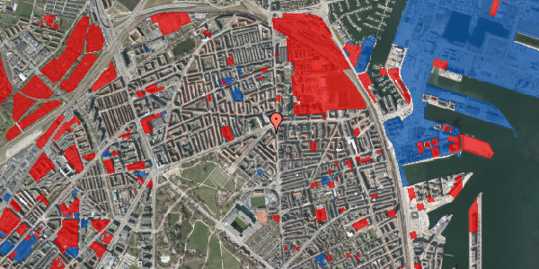 Jordforureningskort på Østerbrogade 95, 2100 København Ø