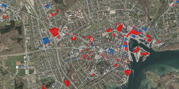 Jordforureningskort på Vestergade 34, 5700 Svendborg