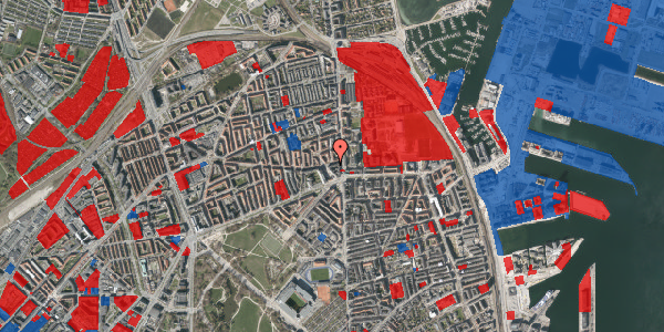 Jordforureningskort på Tåsingegade 5, 2100 København Ø