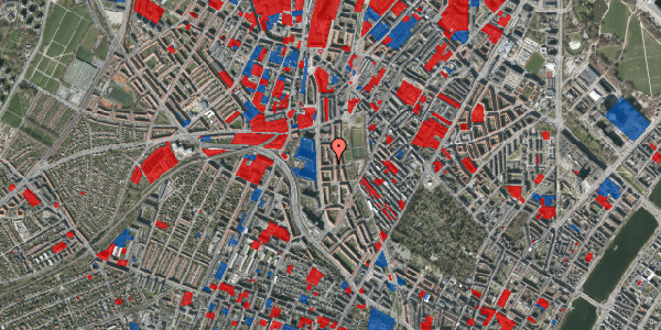 Jordforureningskort på Sandbjerggade 9, 2200 København N