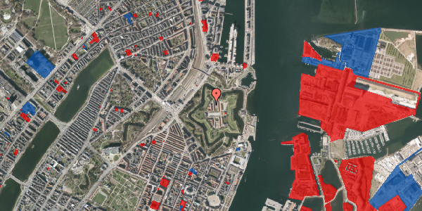 Jordforureningskort på Kastellet 60, 2100 København Ø