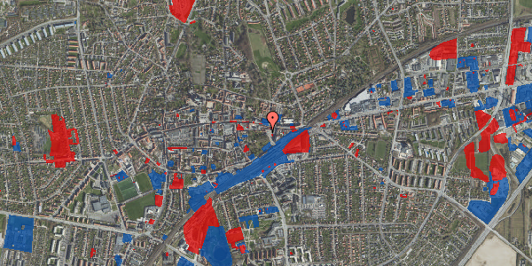 Jordforureningskort på Hestetorvet 8, 4000 Roskilde