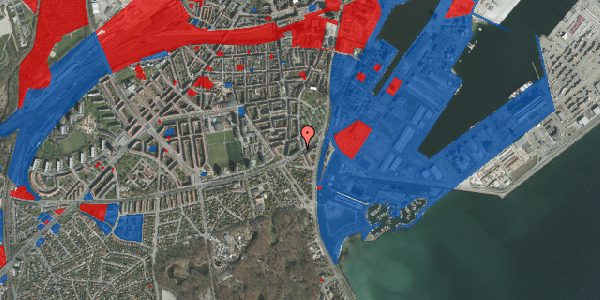 Jordforureningskort på Hendrik Pontoppidans Gade 34B, 8000 Aarhus C