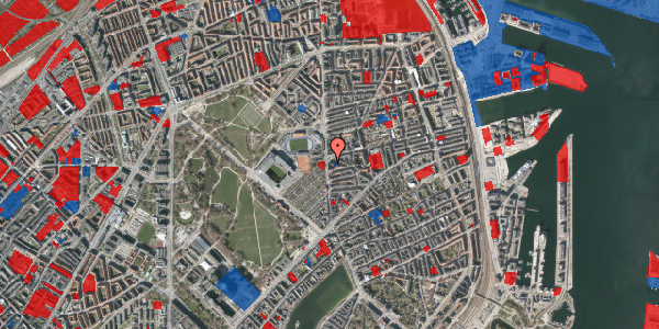 Jordforureningskort på Østerbrogade 106, 2100 København Ø