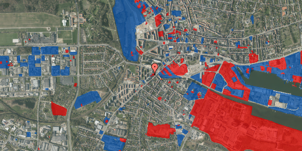 Jordforureningskort på Sønderbrogade 34, st. 2, 8700 Horsens