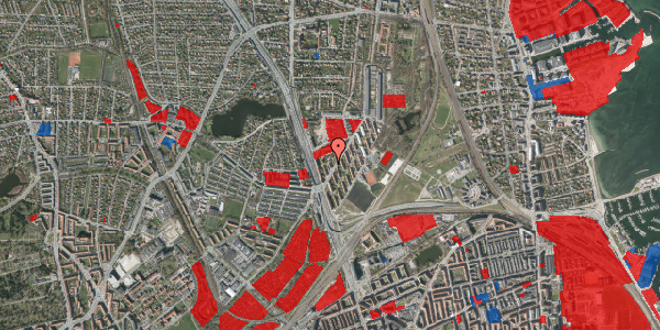 Jordforureningskort på Ryparken 17, st. 1, 2100 København Ø