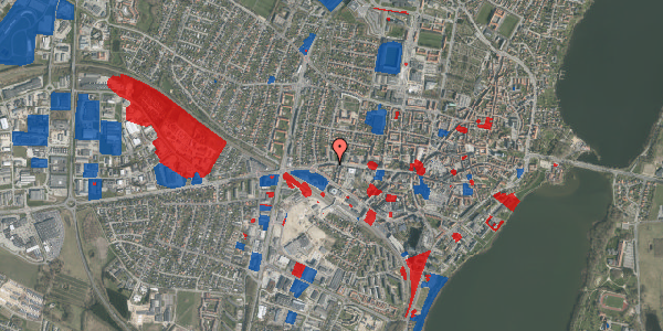 Jordforureningskort på Vesterbrogade 23A, st. th, 8800 Viborg