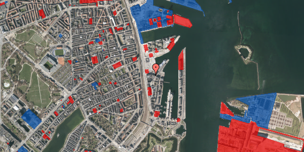 Jordforureningskort på Amerika Plads 31, 2100 København Ø