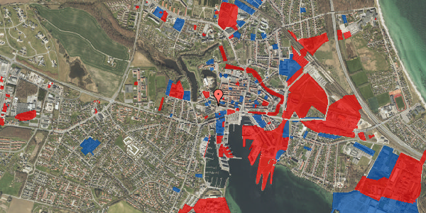 Jordforureningskort på Dronningensvej 7, 1. th, 5800 Nyborg