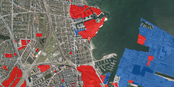 Jordforureningskort på Strandpromenaden 65, 1. th, 2100 København Ø