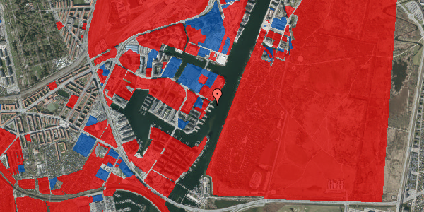 Jordforureningskort på Teglholmens Østkaj 140, 2450 København SV