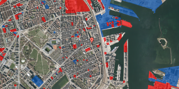 Jordforureningskort på Nordre Frihavnsgade 88, 2100 København Ø