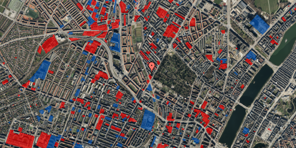 Jordforureningskort på Hørsholmsgade 14, 2200 København N