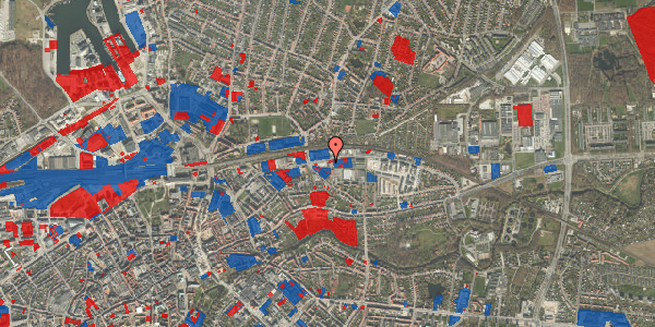 Jordforureningskort på Østerbro 1, 5000 Odense C