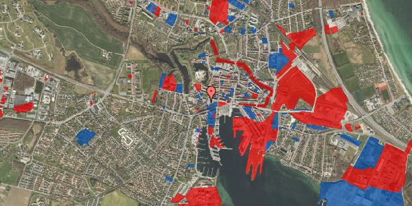 Jordforureningskort på Dronningensvej 5, 5800 Nyborg