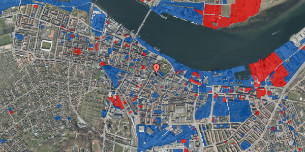 Jordforureningskort på Østerågade 8, 9000 Aalborg