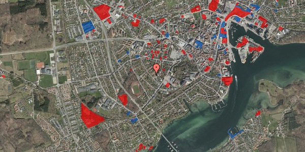 Jordforureningskort på Søkildevej 14, 5700 Svendborg