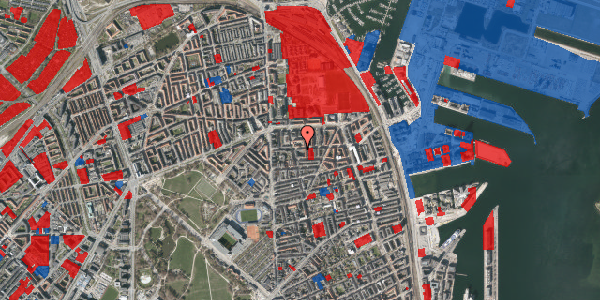 Jordforureningskort på Vordingborggade 20, 2. , 2100 København Ø