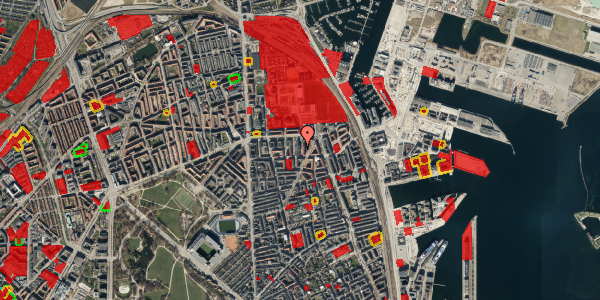 Jordforureningskort på Svendborggade 3, 6. , 2100 København Ø