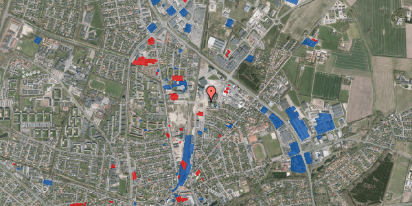 Jordforureningskort på Holbergsvej 11, 7500 Holstebro