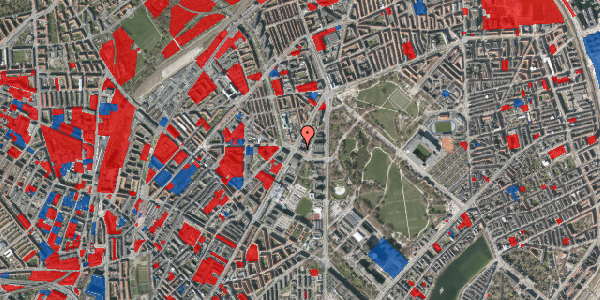 Jordforureningskort på Universitetsparken 4, 2100 København Ø