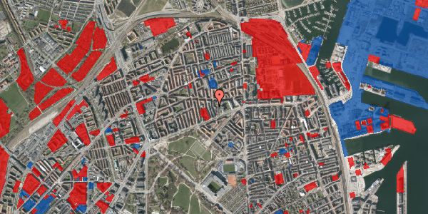 Jordforureningskort på Masnedøgade 8, 2100 København Ø