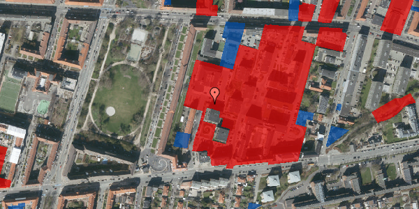 Jordforureningskort på H.V. Nyholms Vej 6, 2000 Frederiksberg