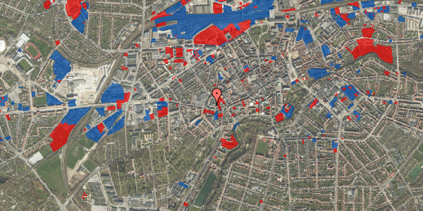 Jordforureningskort på Vindegade 142, st. 5, 5000 Odense C