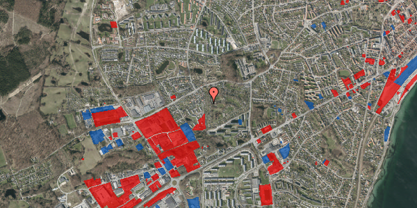 Jordforureningskort på Lathyrusvej 13, 3000 Helsingør