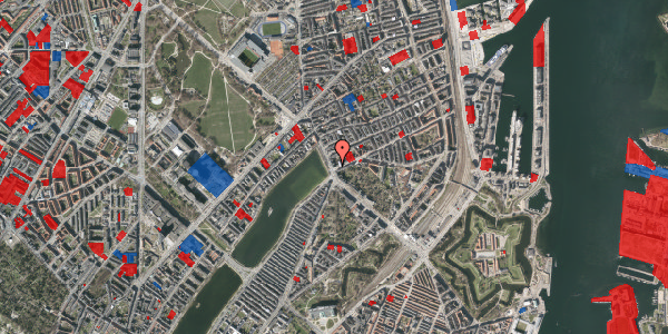 Jordforureningskort på Østerbrogade 44, 2100 København Ø