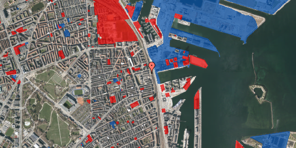 Jordforureningskort på Østbanegade 129, 2100 København Ø