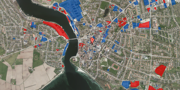 Jordforureningskort på Perlegade 9, 6400 Sønderborg