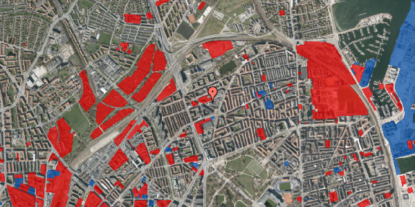 Jordforureningskort på Omøgade 14, 1. , 2100 København Ø