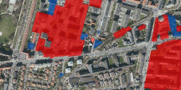 Jordforureningskort på Lindevangs Alle 3, 2000 Frederiksberg